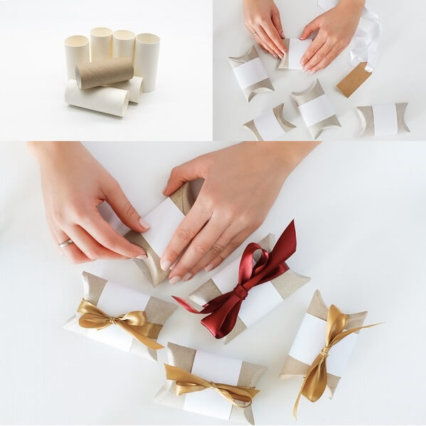 آموزش ساخت جعبه کادو با استفاده از مقوای دستمال کاغذی
