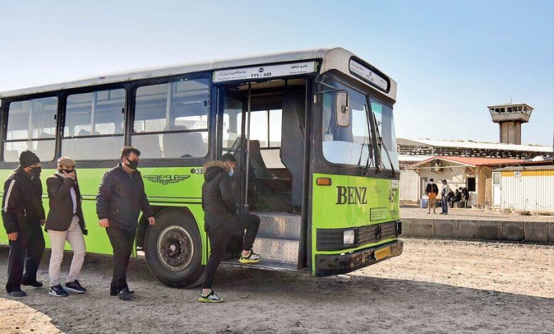 اتوبوس های فرسوده تهران
