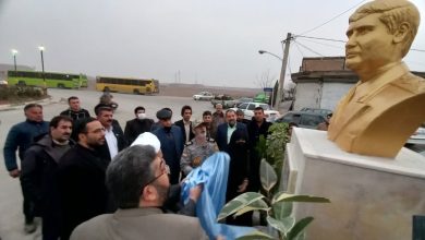 سردیس و یادمان شهید منصور ستاری در قرچک