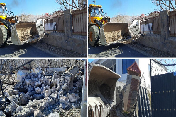 ۱۰۰ فقره ساخت و ساز غیرمجاز در «جابان» دماوند تخریب شد