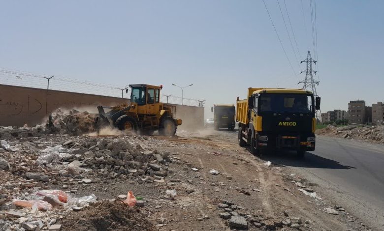 ۱۵۰ تُن نخاله ساختمانی روزانه در اسلامشهر جمع آوری می شود