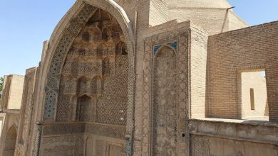 مرمت غیر اصولی مسجد باستانی ورامین