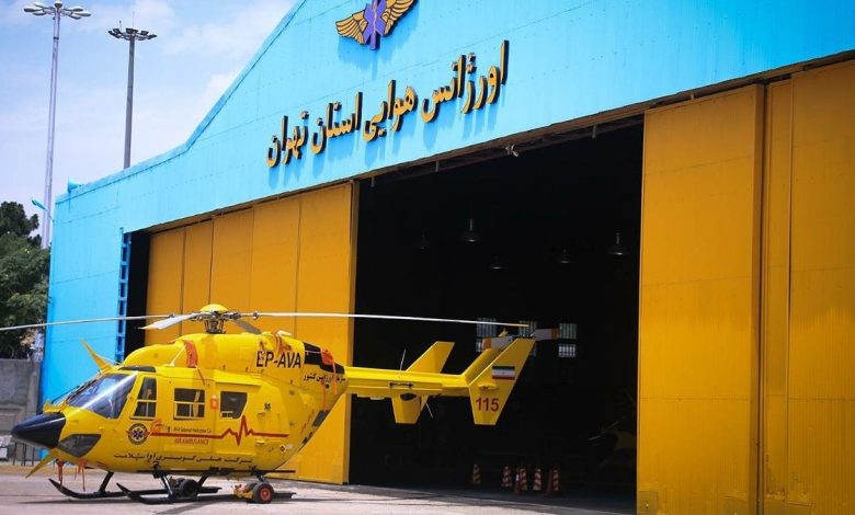 اولین پایگاه تخصصی اورژانس هوایی استان تهران افتتاح شد
