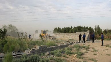 آزادسازی ۱۳هزار مترمربع از اراضی کشاورزی در اسلامشهر