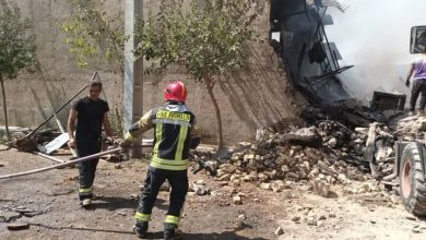 حریق کارگاه صنایع چوبی در «ده عباس‌» اسلامشهر اطفا شد