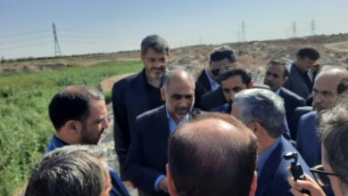 بازدیدوزیر جهادکشاورزی از روند آبرسانی تصفیه خانه واوان اسلامشهر