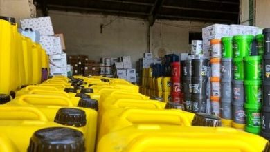 یک کارگاه تولید روغن موتور تقلبی در شهرری تعطیل شد