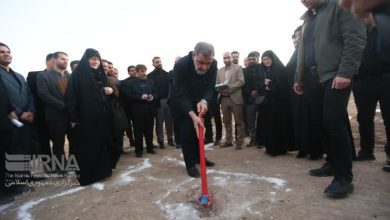 آیین کلنگ زنی مرکز فرهنگی و آموزشی نابینایان بهارستان با حضور محسن رضایی