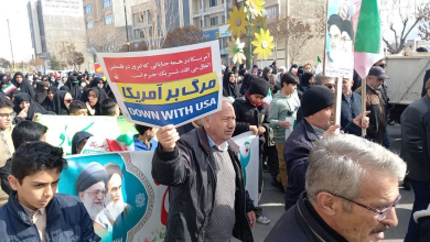 راهپیمایی مردم فیروزکوه در ۲۲ بهمن