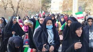 راهپیمایی 22 بهمن در چهاردانگه اسلامشهر