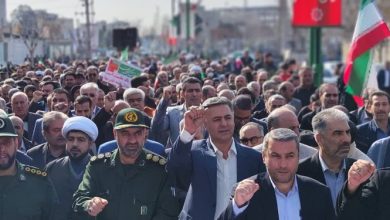 راهپیمایی پرشور مردم باقرشهر در یوم الله ۲۲ بهمن