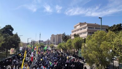 راهپیمایی پرشور مردم استان تهران در روز قدس + تصاویر