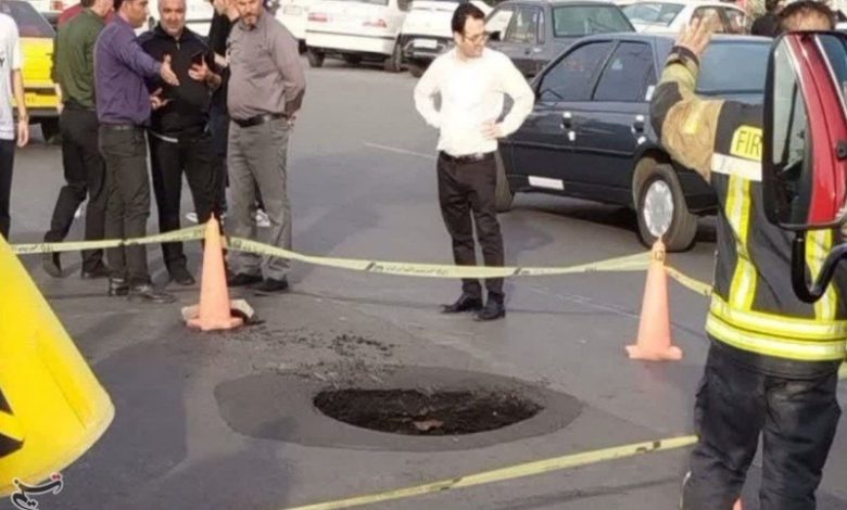 فرونشست زمین در اسلامشهر؛حفره ایجادشده ارتباطی با مترو ندارد