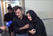 حضور پدر و مادر الهه حسین نژاد در پلیس آگاهی + فیلم