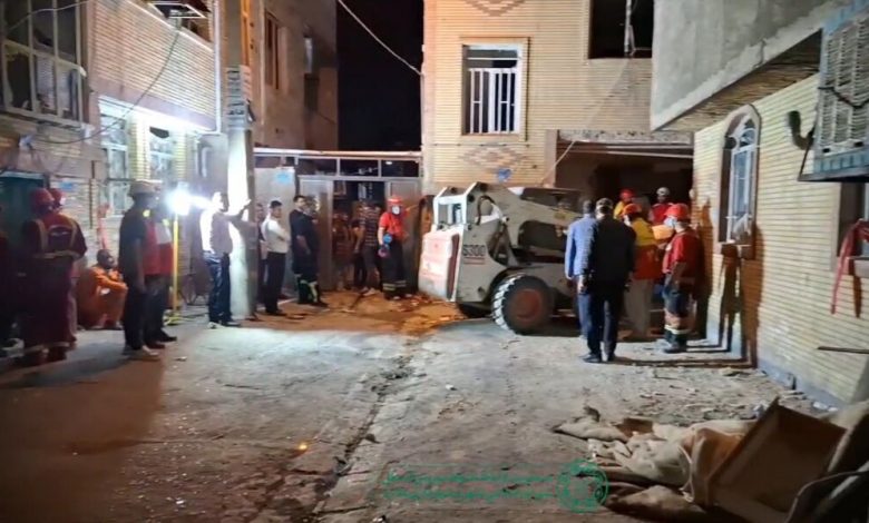 انفجار گاز یک منزل مسکونی در ملارد ۱۴ مصدوم داشت